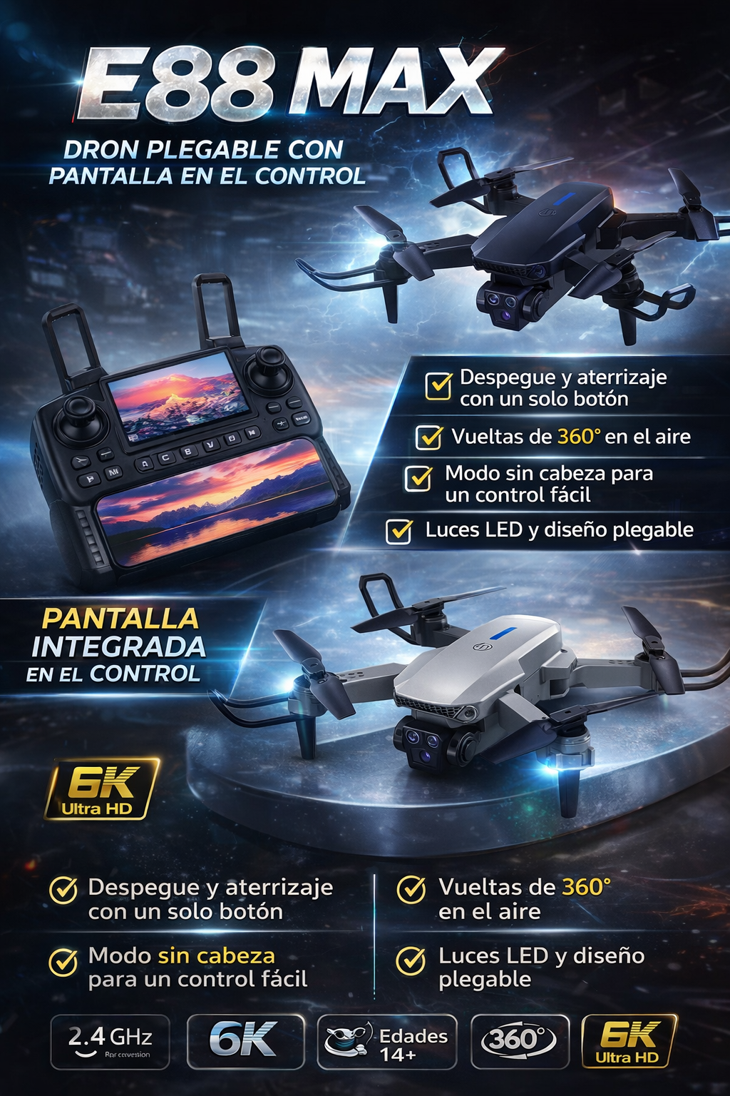 Dron E88 Max